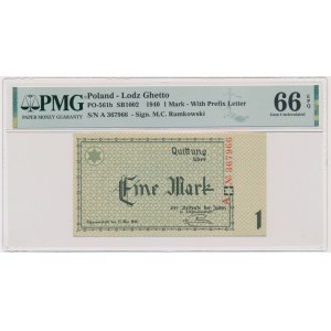 1 Mark 1940 - A - 6 digit series - PMG 66 EPQ