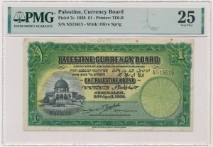 Palestyna, 1 funt 1939 - PMG 25