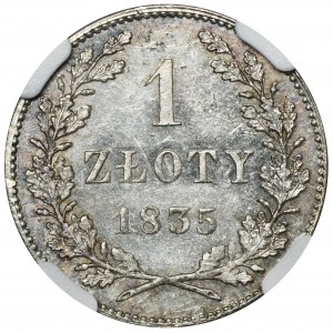 Wolne Miasto Kraków, 1 złoty 1835 - NGC MS61