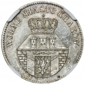 Slobodné mesto Krakov, 1 zlotý 1835 - NGC MS61