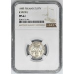 Slobodné mesto Krakov, 1 zlotý 1835 - NGC MS61