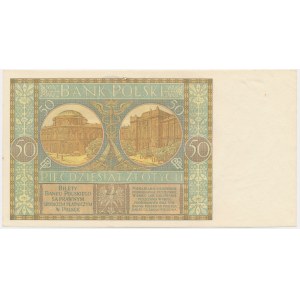 50 Zloty 1929 - Ser.B.D. - seltene Sorte