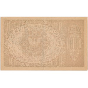 1.000 marek 1919 - Ser. AD - 7 cyfr -