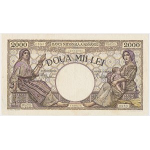Rumunsko, 2 000 lei 1941
