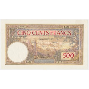 Maroko, 500 franků 1948