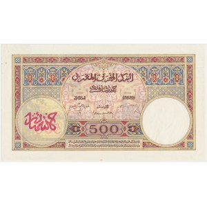 Maroko, 500 franků 1948