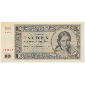 Czechoslovakia, 1.000 Korun 1945