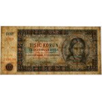 Československo, 1 000 korun 1945