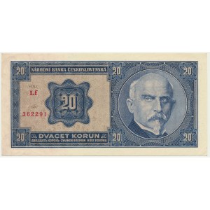 Czechoslovakia, 20 Korun 1926