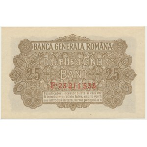 Romania, German Occupation, 25 Bani (1917)