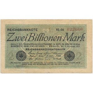 Germany, 2 billion Mark 1923