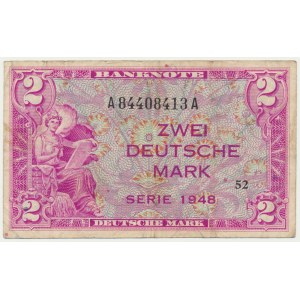 Nemecko, 2 marky 1948 - vzácnejšie