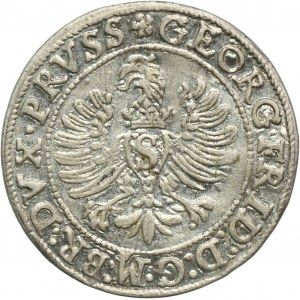 Knížecí Prusko, Jiří Fridrich, Grosz Königsberg 1595 - RARE