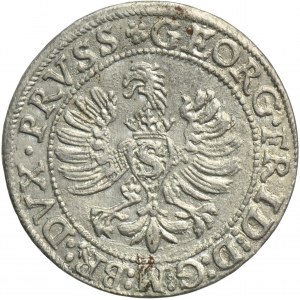 Duchy of Prussia, Georg Friedrich, Groschen Königsberg 1596 - RARE