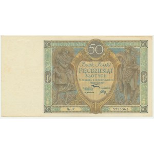 50 złotych 1925 - Ser. P - PIĘKNY i RZADKI