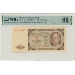 10 złotych 1948 - AW 1222211 - PMG 66 EPQ - ciekawy numer