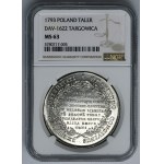 Poniatowski, Targowica thaler 1793 - NGC MS63 - DISCOVERY