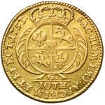 August III Sas, dvojitý Augustus d'or (10 tolarů) Lipsko 1753 - VELMI ZRADKÉ