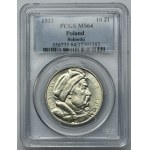Sobieski, 10 gold 1933 - PCGS MS64 - BEAUTIFUL