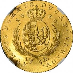Varšavské vojvodstvo, Varšavský dukát 1812 IB - NGC MS61