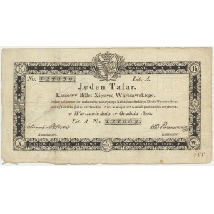 1 thaler 1810 - Potocki - with stamp -.