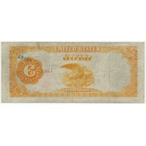 USA, zlatý certifikát, 100 dolarů 1882 - Parker &amp; Burke