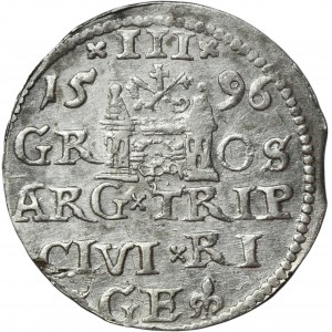 Zikmund III Vasa, Trojka Riga 1596 - LI