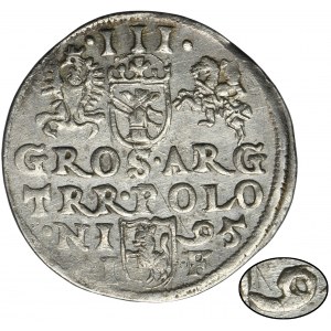 Zikmund III Vasa, Trojak Olkusz 1595 - TROJNÁSOBNÝ šíp za korunou
