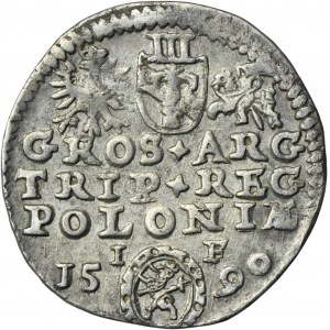 Žigmund III Vaza, Trojak Olkusz 1590 - malá hlava