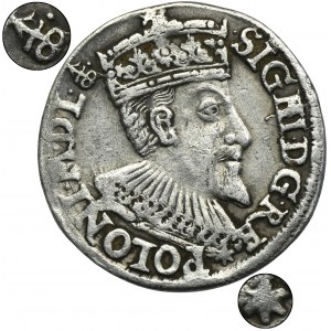 Zikmund III Vasa, Trojak Olkusz 1594 - Vzácné, hvězdička před POLONI