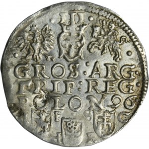 Zikmund III Vasa, Trojak Bydgoszcz 1596 - růže a HR