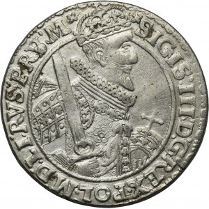 Sigismund III Vasa, 1/4 Thaler Bromberg 1621 - PRVS M