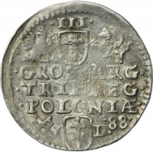 Žigmund III Vaza, Trojak Poznaň 1588 - Zriedkavé, dátum vpravo