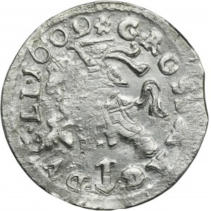 Zikmund III Vasa, Vilnius, penny 1609 - LI/LI