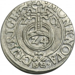 Zikmund III Vasa, polopásová Riga 1620 - RARE