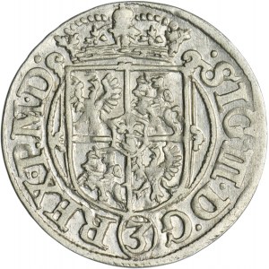 Sigismund III Vasa, 3 Polker Riga 1620 - RARE