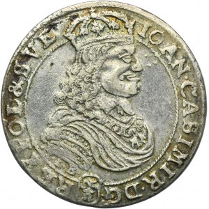 John II Casimir, 1/4 Thaler Bromberg 1668 TLB