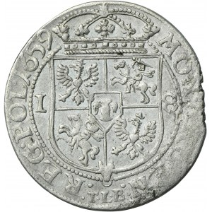 John II Casimir, 1/4 Thaler Krakau 1659 TLB - SVE