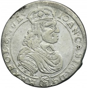 John II Casimir, 1/4 Thaler Bromberg 1667 TLB - RARE, CASIMI