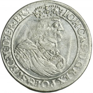 John II Casimir, 1/4 Thaler Danzig 1662 DL