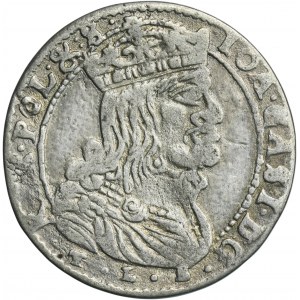 John II Casimir, 6 Groschen Vilnius 1665 TLB - IOA