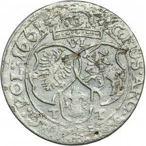 John II Casimir, 6 Groschen Bromberg 1661 TT