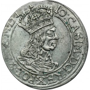 Ján II Kazimír VI. krakovský 1662 AT - jedna hranica