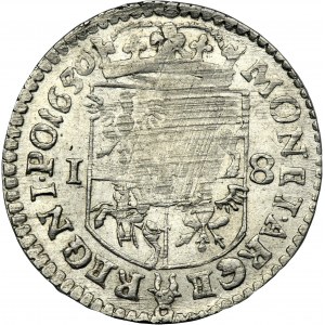 John II Casimie, 1/4 Thaler Fraustadt 1650 - RARE