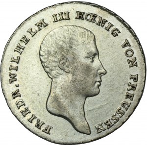 Germany, Kingdom of Prussia, Friedrich Wilhelm III, 1/6 Thaler Berlin 1814 A