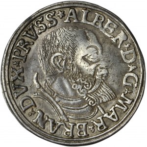Duchy of Prussia, Albrecht Hohenzollern, 3 Groschen Königsberg 1539