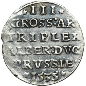 Kniežacie Prusko, Albrecht Hohenzollern, Trojak Königsberg 1535
