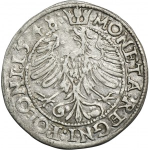 Sigismund I the Old, Groschen Krakau 1548 ST - VERY RARE, POLONI