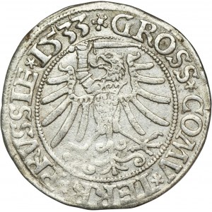 Sigismund I the Old, Groschen Thorn 1533 - PRVS/PRVSSIE