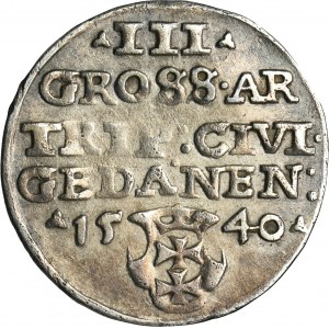 Zikmund I. Starý, Trojak Gdaňsk 1540 - PRV